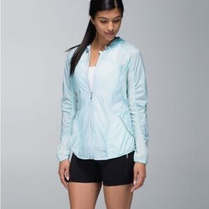 Lululemon Fast & Free Jacket Aquamarine 8